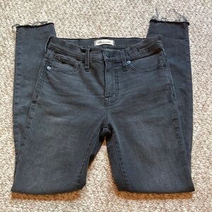 Madewell jeans, size 25, 9” mid-rise, skinny